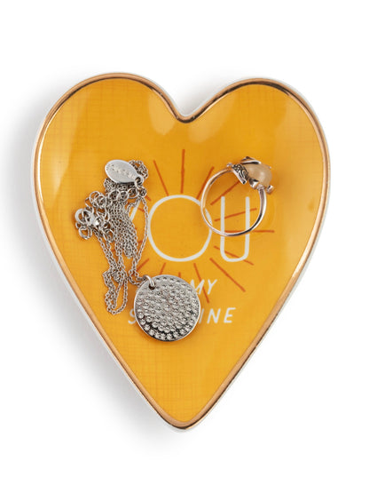 My Sunshine Art Heart Trinket Dish