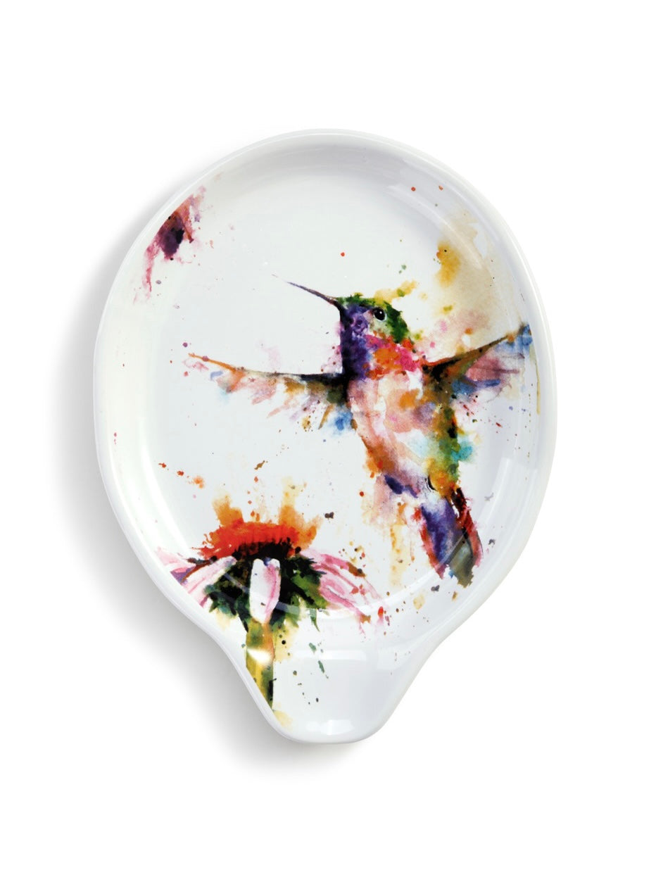 PeeWee Hummingbird Oval Spoon Rest