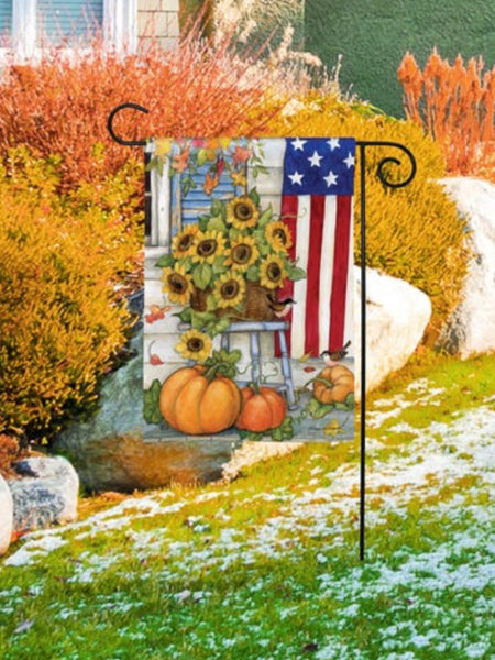 Fall Porch Garden Flag (Flag Stand Sold Separately)