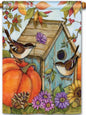 Autumn Birdhouse Standard Flag (Flag Pole Sold Separately)