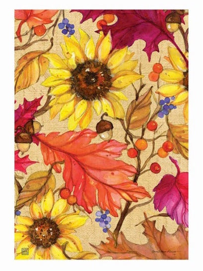 Sunflower Splendor Garden Flag (Flag Stand Sold Separately)