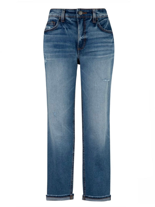 Rachael High Rise Fab Ab Mom Jean - Plenty Wash Sustainable