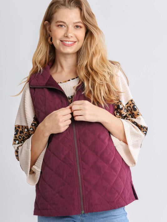 Lena Vest - Mulberry