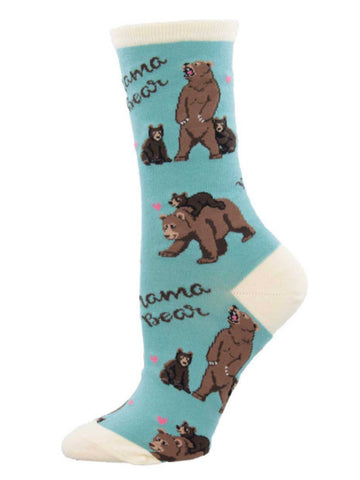Women’s Mama Bear Socks Teal
