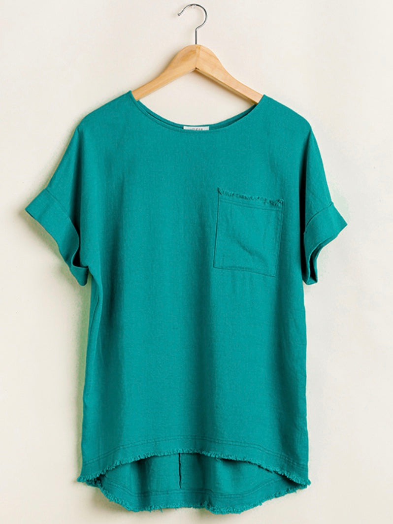 Brianna Top - Emerald Green