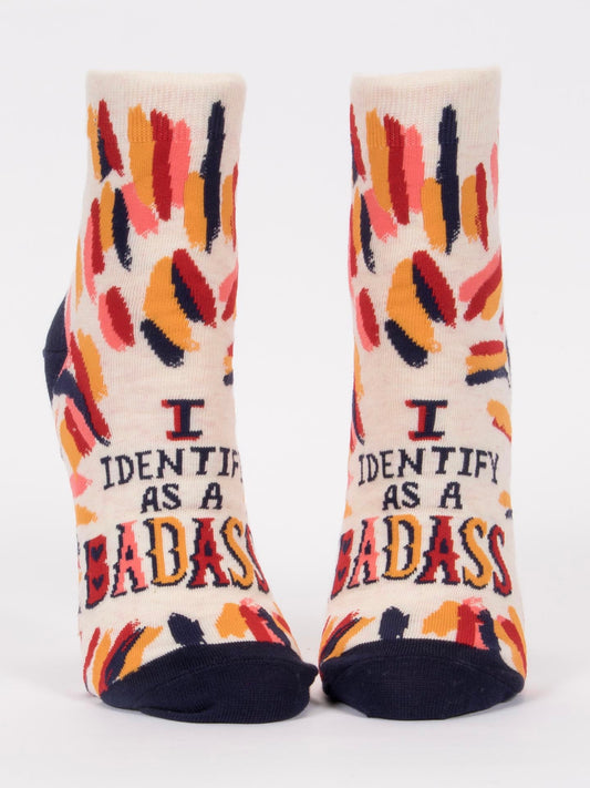 Women’s I Identify as a Bad**s Ankle Socks