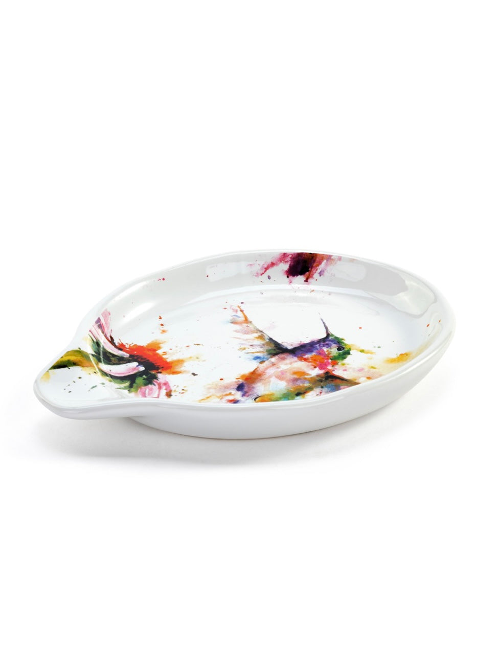 PeeWee Hummingbird Oval Spoon Rest