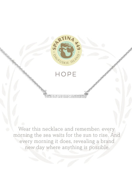 Sea La Vie Hope Necklace - Silver
