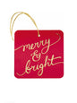 Merry and Bright Script Gift Tags