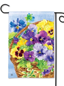 Pansy Blooms Garden Flag (Flag Stand Sold Separately)