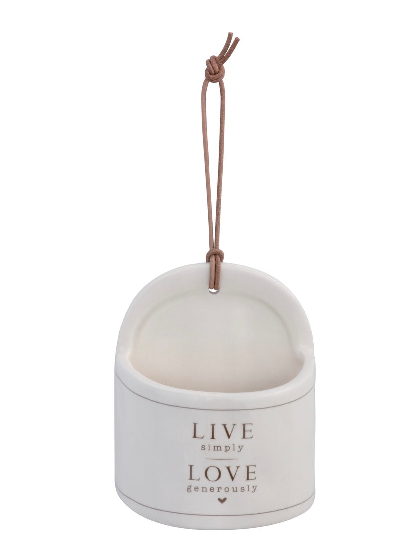 Live Simply Mini Magnet Crock