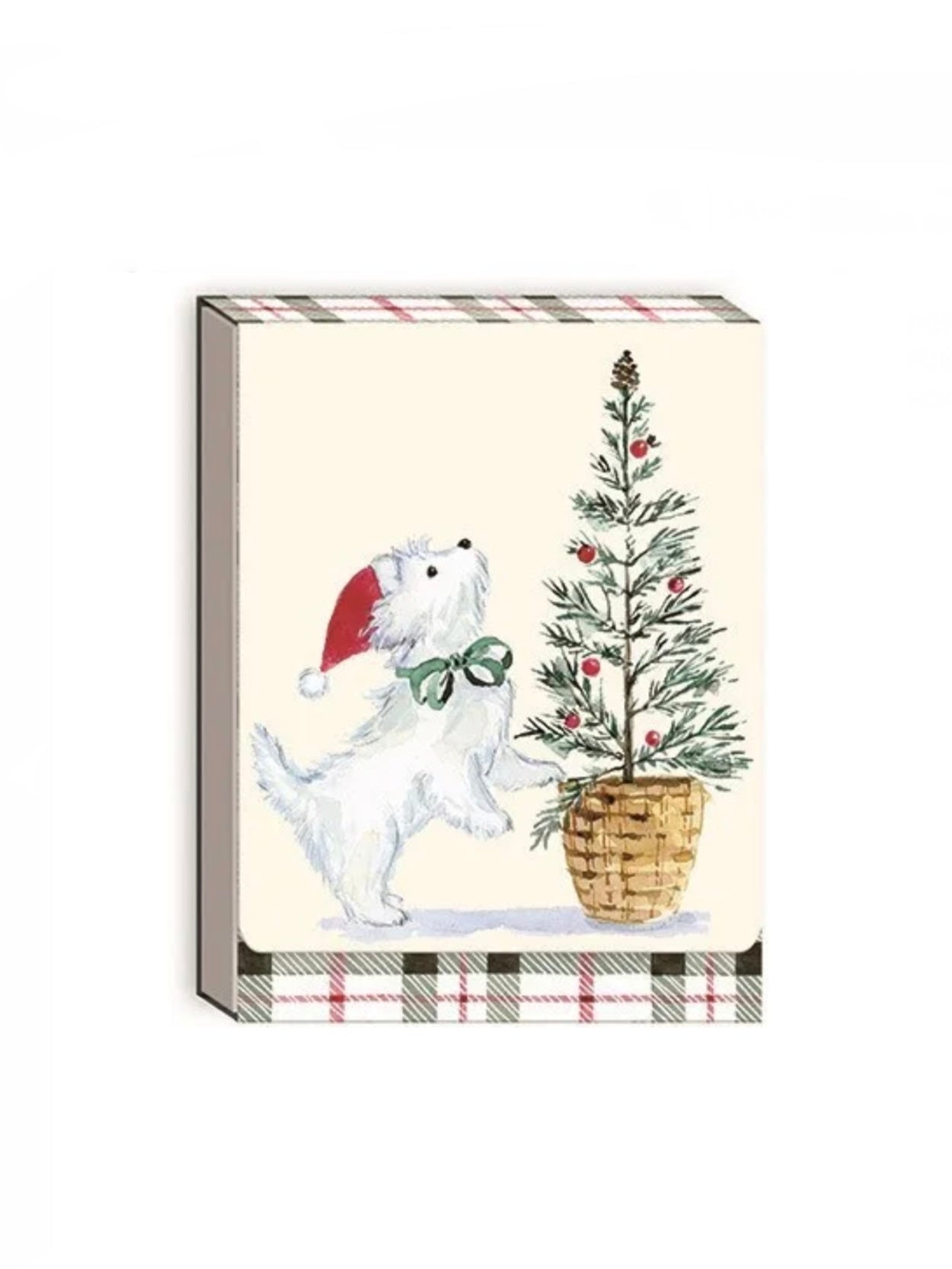 Westie Potted Tree Pets Pocket Notepad