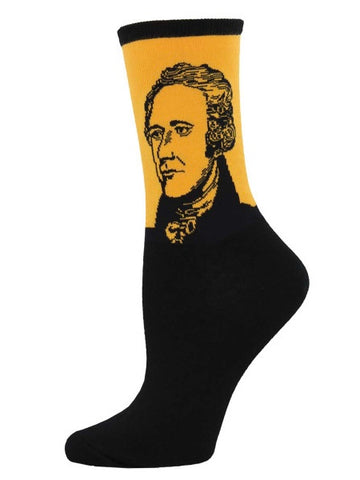 Women’s Hamilton Portrait Socks Gold