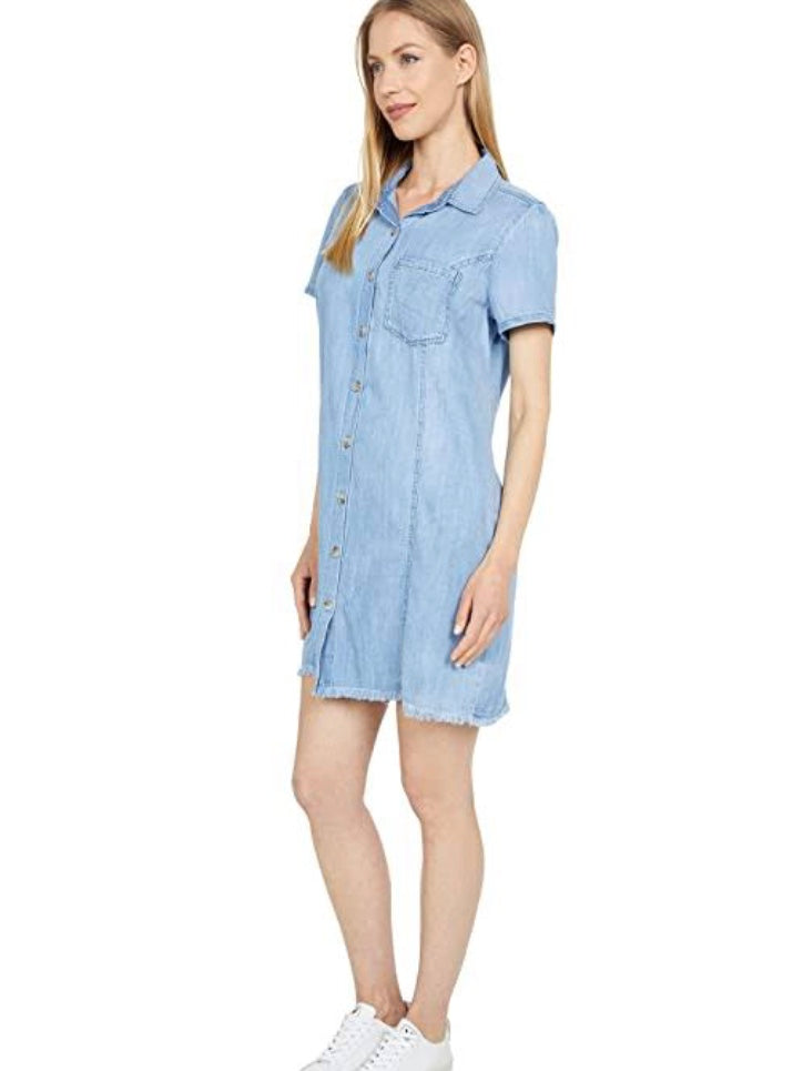 Vittoria Shirt Dress - Light Wash