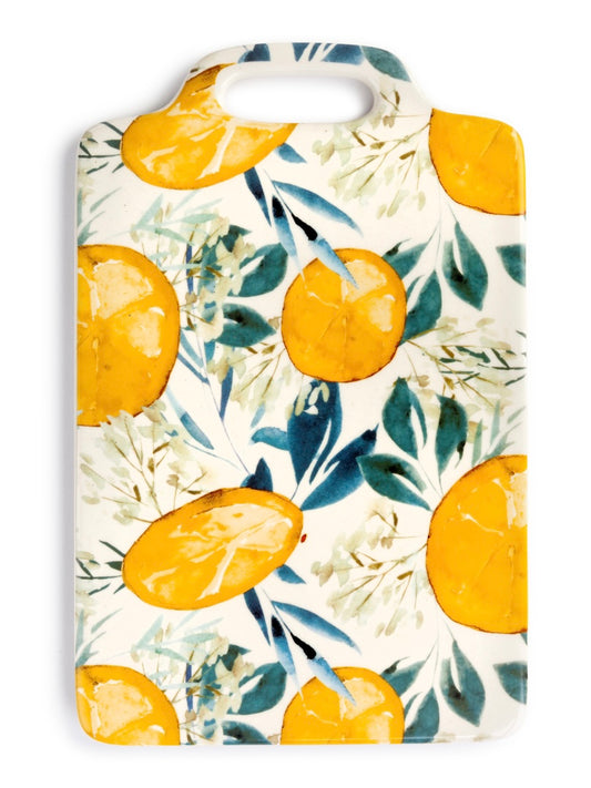 Lemon Print Cheese Board *Pickup Only Item