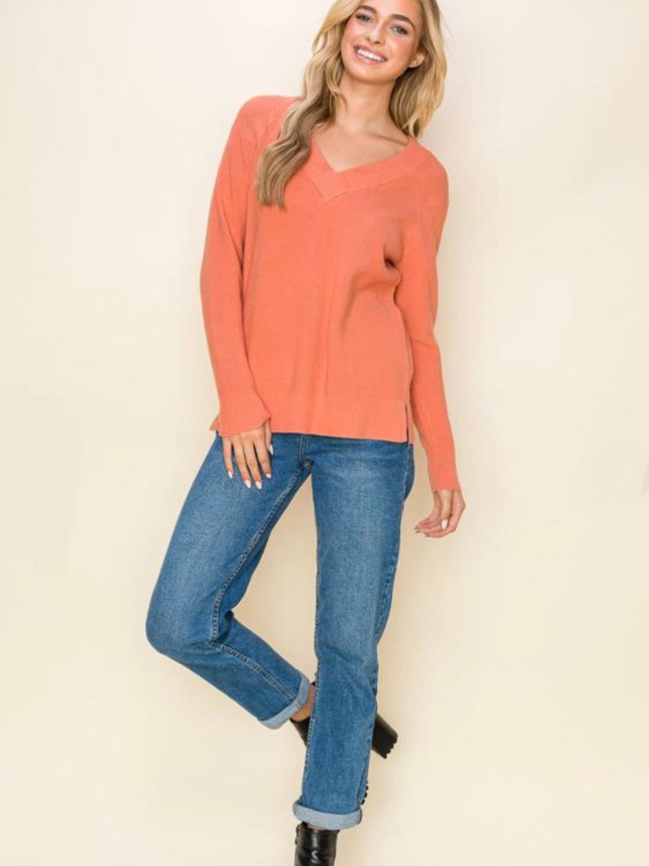 Oaklyn Sweater - Persimmon