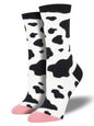 Women’s Moooo! Socks White