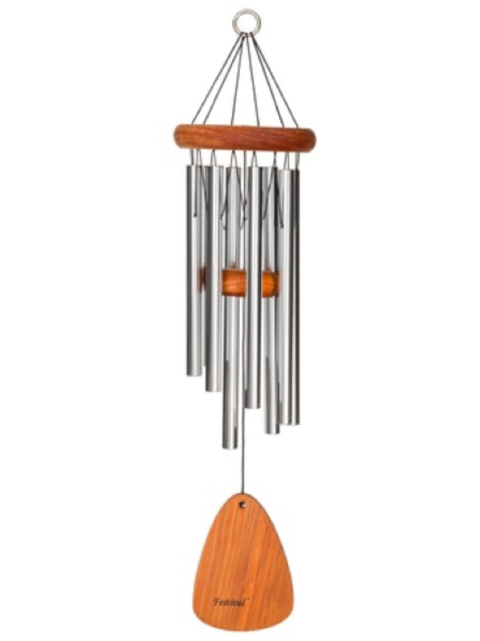 Festival ® 24-inch w/ 8-Tubes Wind Chime Silver