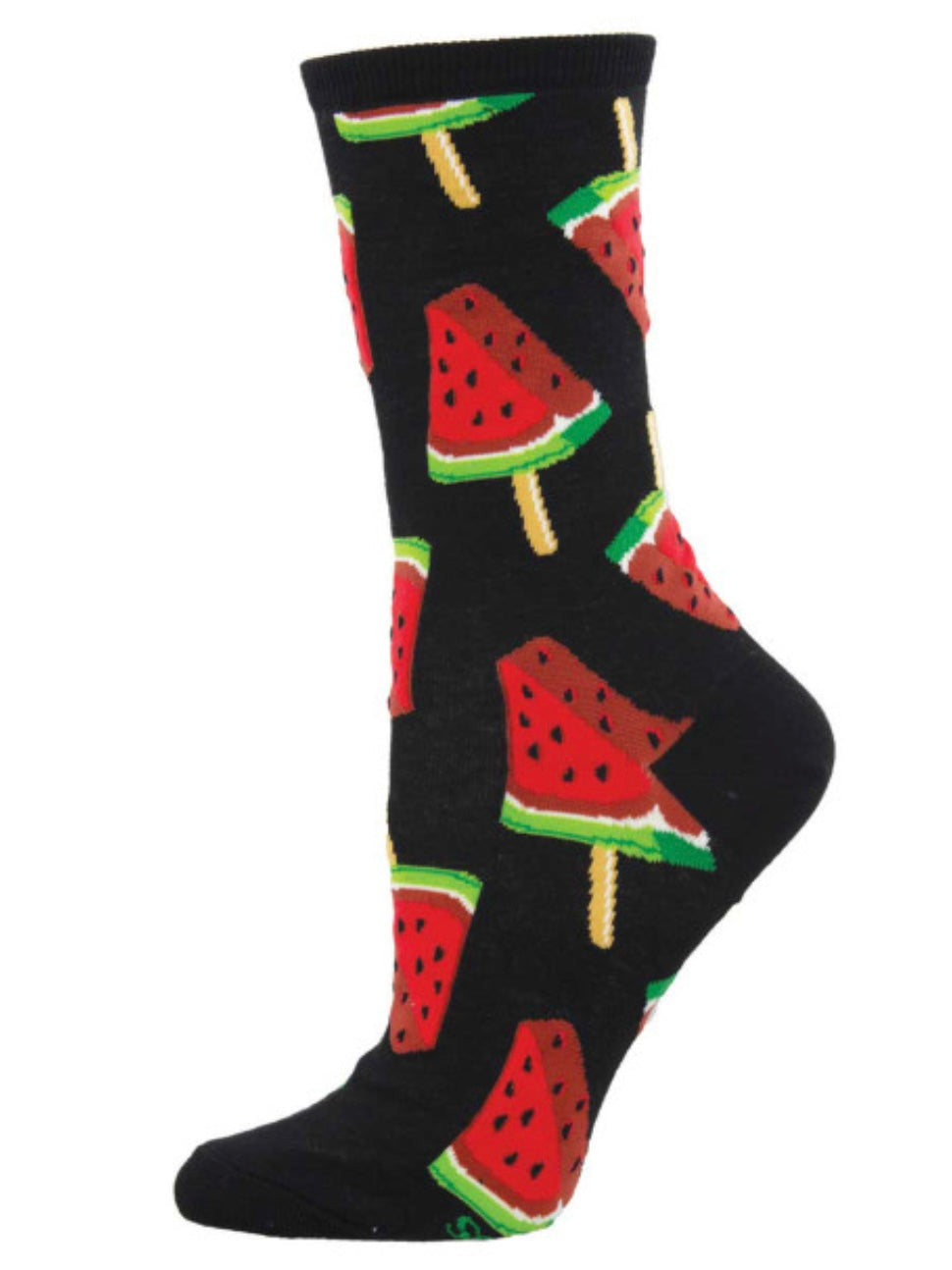 Women’s Watermelon Pops Socks Black