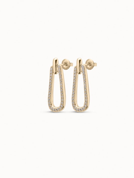 Prosperity Topaz Earrings - Gold