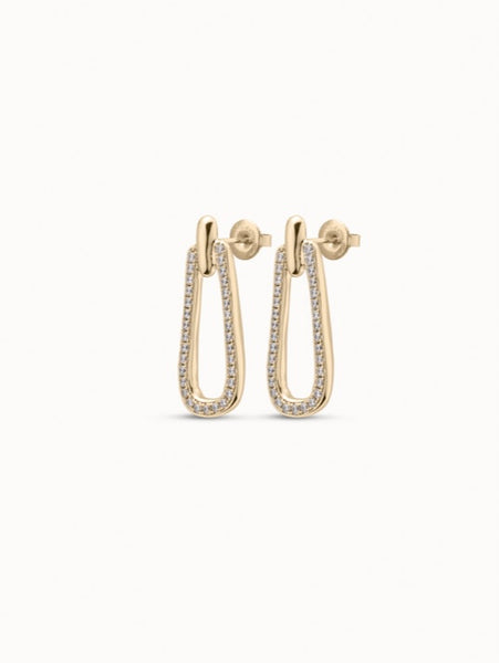 Prosperity Topaz Earrings - Gold