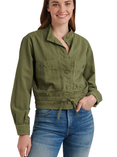 Romaine Green Femme Surplus Jacket