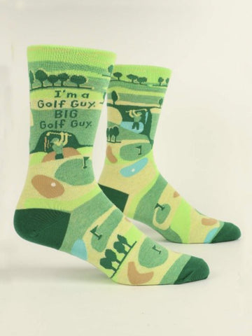 Men’s Golf Guy Crew Socks