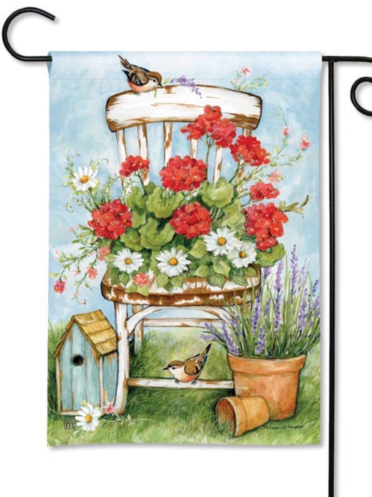 Summer Garden Garden Flag (Flag Stand Sold Separately)