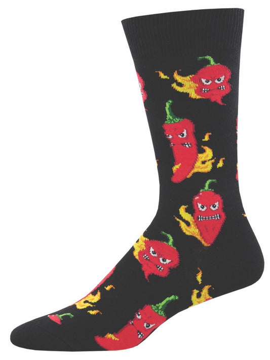 Men’s Hot Stuff Socks Black