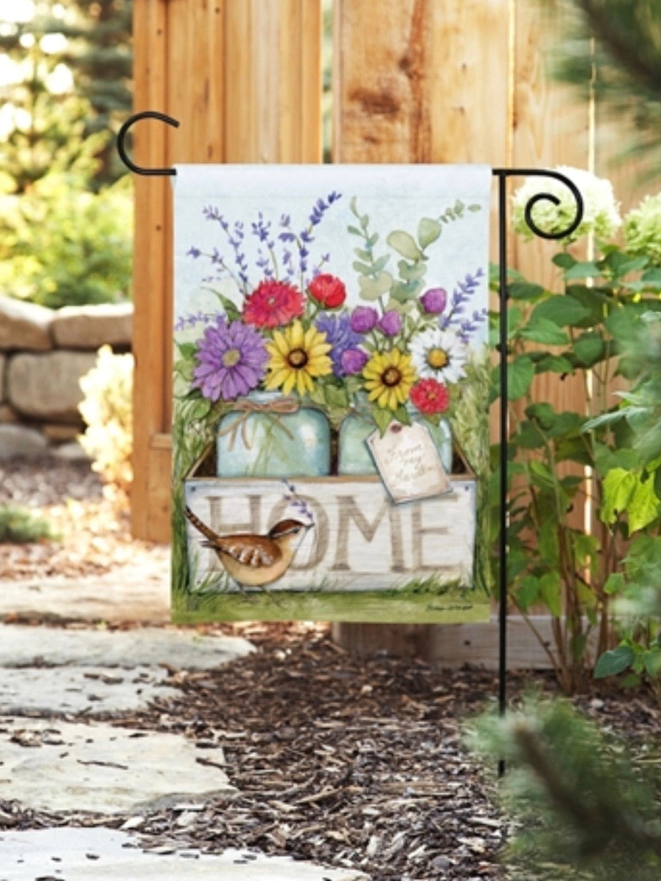 Welcome Home Garden Flag (Flag Stand Sold Separately)