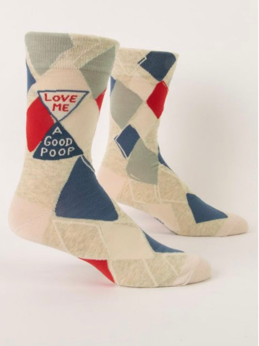 Men’s Love Me a Good Poop Crew Socks