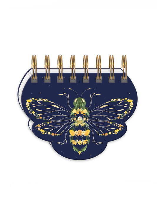 Garden Bee Spiral Notepad