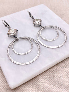 Ada Earrings - Silver with Shade