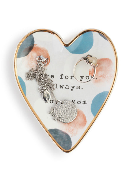 Here For You Art Heart Trinket Dish