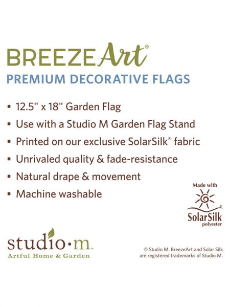 Spring Hummingbirds Garden Flag (Flag Stand Sold Separately)