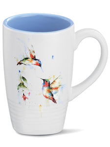 Summer Hummingbirds Latte Mug