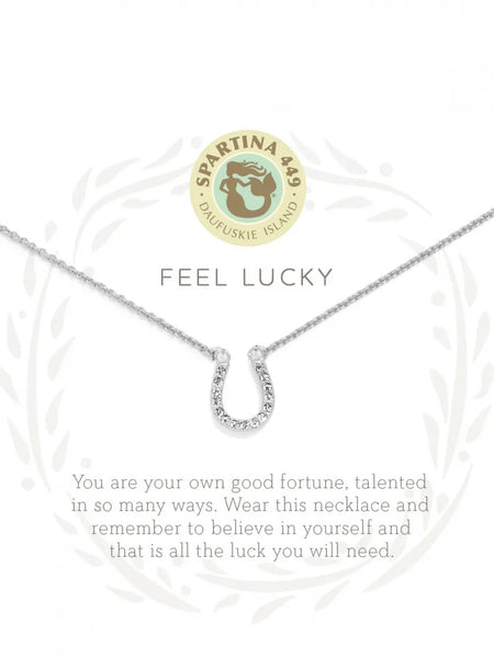 Sea La Vie Feel Lucky Necklace - Silver