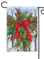 Holiday Garland Garden Flag (Flag Stand Sold Separately)