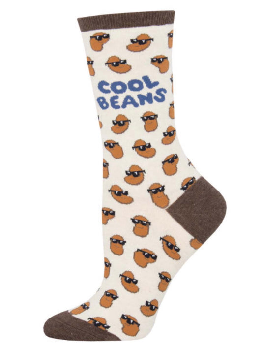 Women’s Cool Beans Socks Ivory Heather