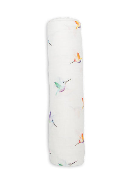 Hummingbird Swaddling Blanket