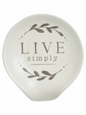 Live Simply Spoon Rest