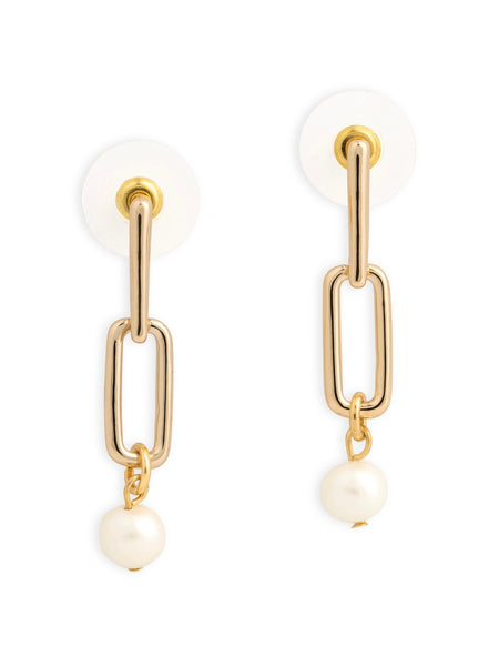 Pearls from Within Earrings - Gold