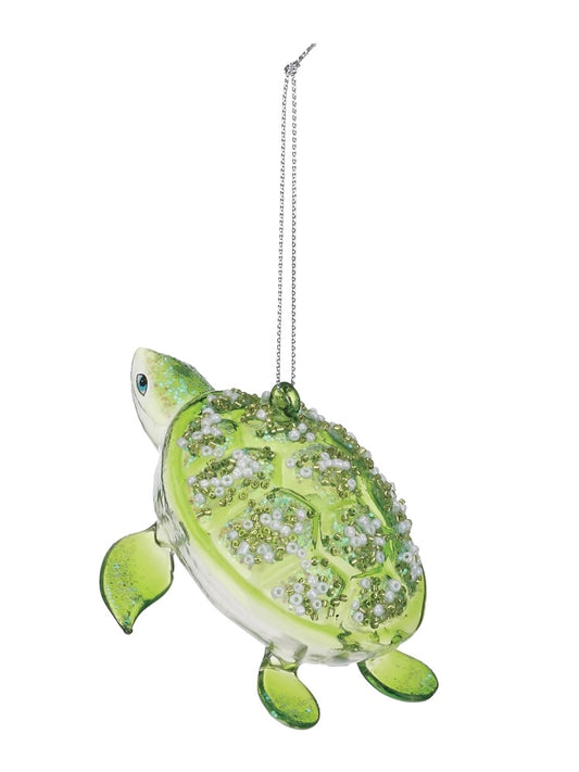 Glass Turtle Ornament