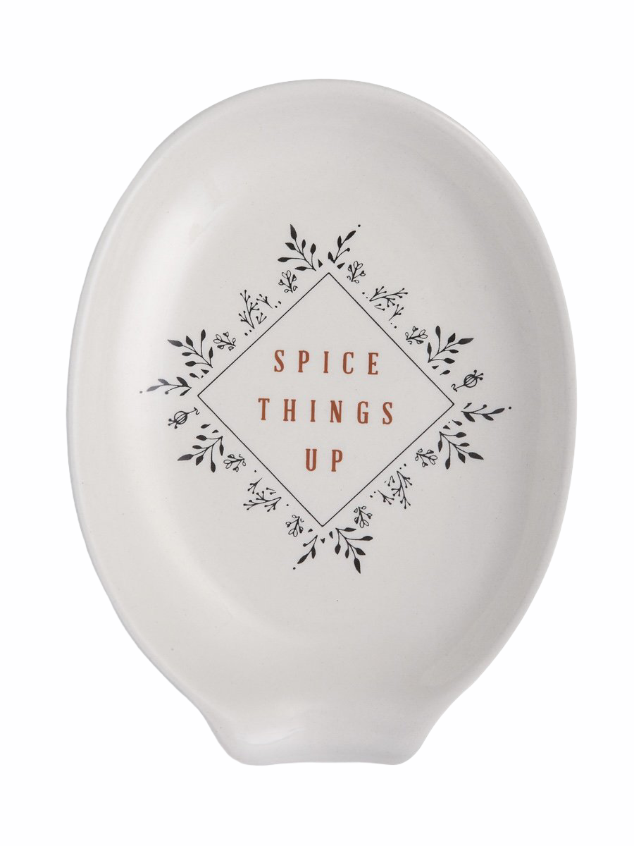 Spice Things Up Oval Spoon Rest
