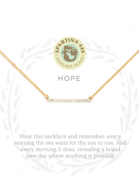 Sea La Vie Hope Necklace - Gold