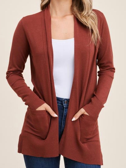 Millie Sweater Cardigan - Copper