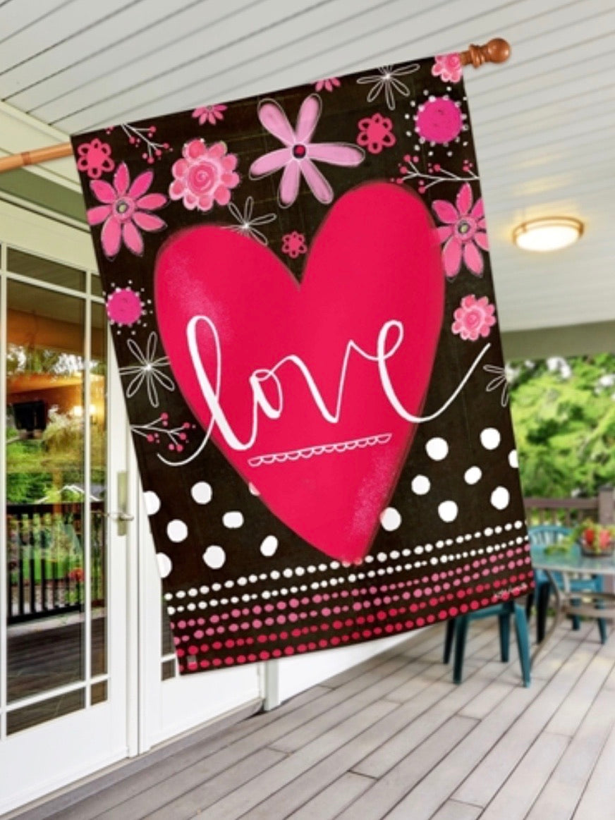 Valentine Love Standard Flag (Flag Pole Sold Separately)