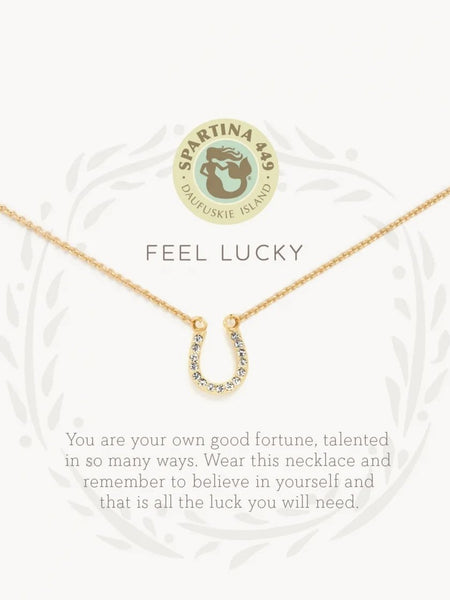 Sea La Vie Feel Lucky Necklace - Gold