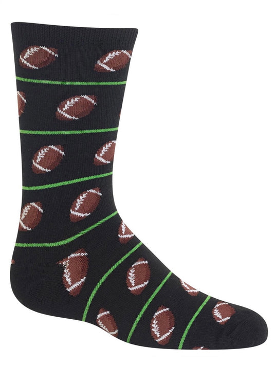 Kid’s Football Crew Socks Black